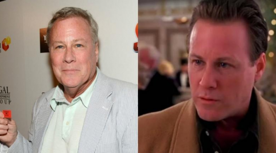 John Heard en una foto reciente, y cuando interpretó el célebre papel en Mi pobre angelito