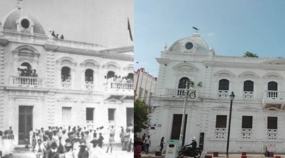 Antes y ahora de Santa Marta.