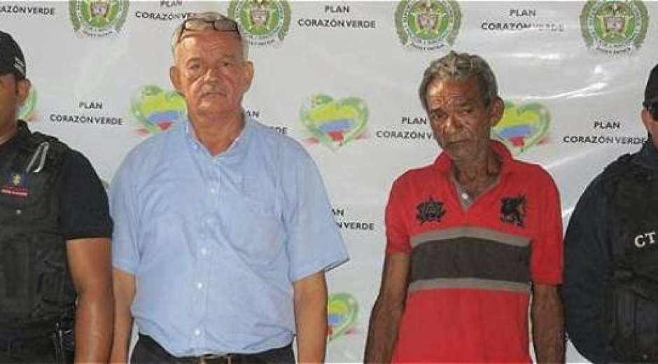 El conductor Jaime Gutiérrez Ospino y el líder espiritual Manuel Salvador Ibarra presos en Barranquilla.