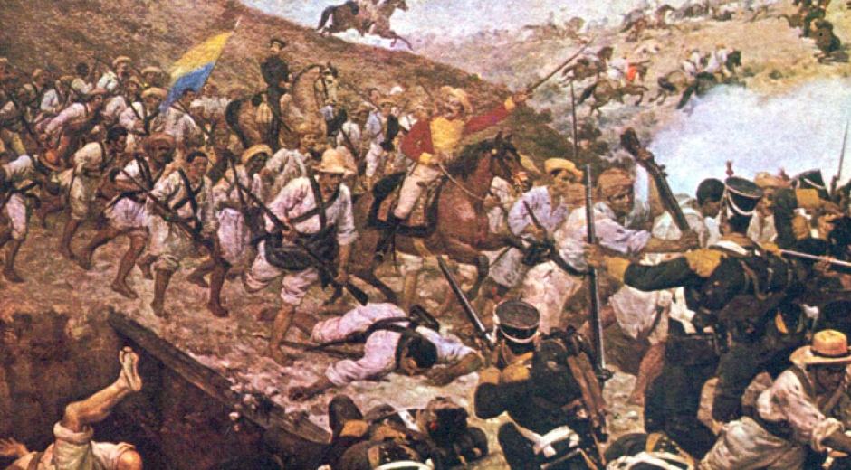 La Batalla de Boyacá tuvo lugar el 7 de agosto de 1819 en el cruce del río Teatinos. 