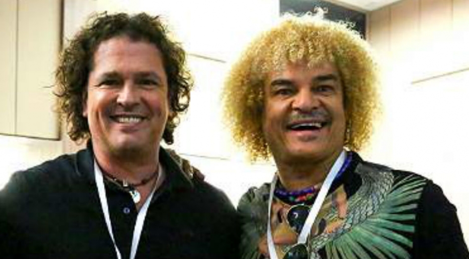 Carlos Vives y Carlos 'El Pibe' Valderrama.