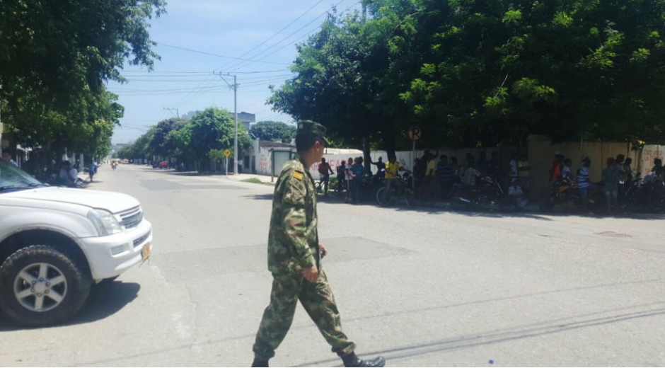 La gente entró en pánico tras la emergencia que ocurrió este lunes. 