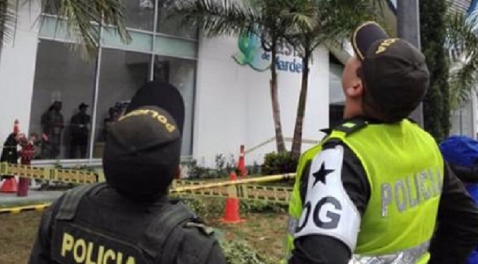 Néstor Jerez / BLU Radio Policías en el lugar de los hechos