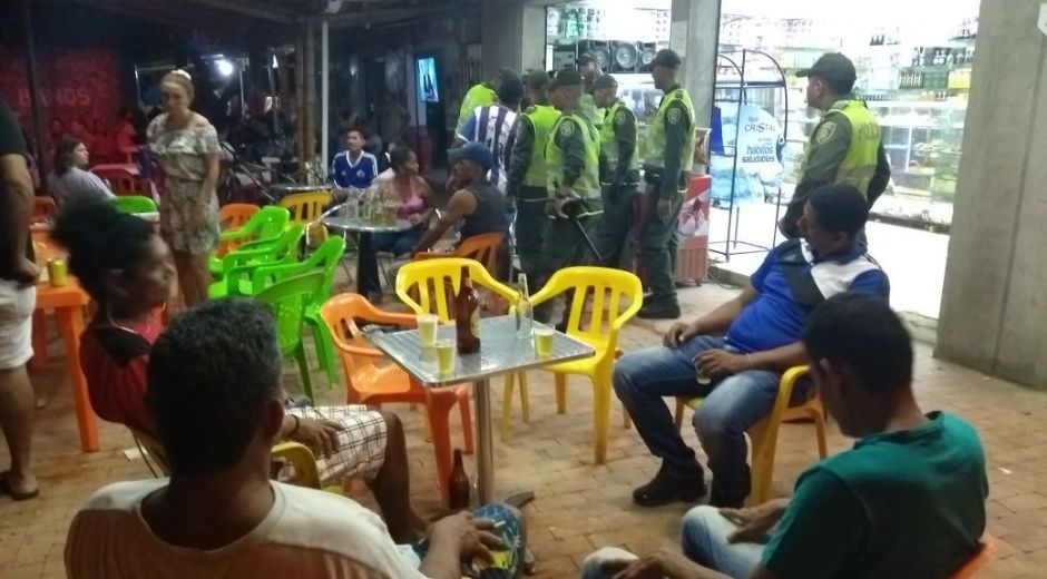 Policía Santa Marta Durante el fin de semana de Amor y Amistad, la Policía empleó 1.500 uniformados para cuidar la ciudad.