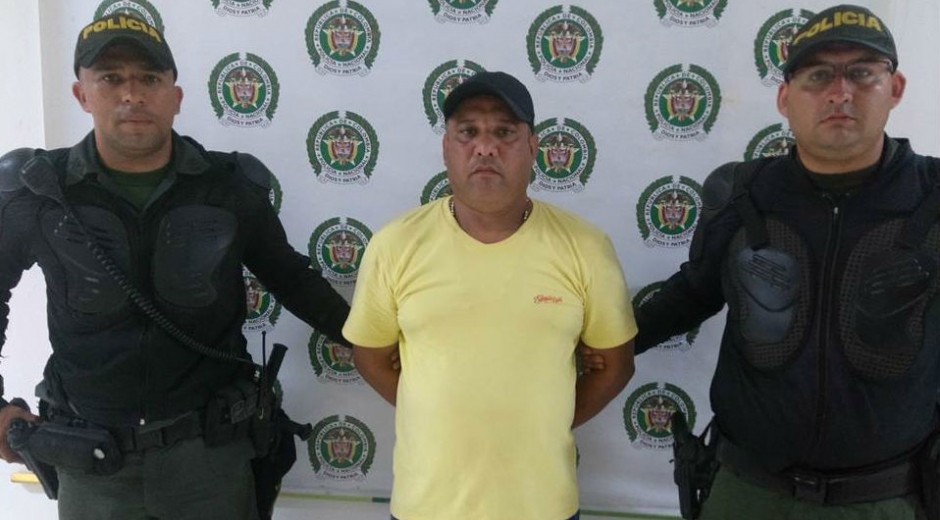 El capturado Alberto Villar Núñez, alias 'El Soldado'.