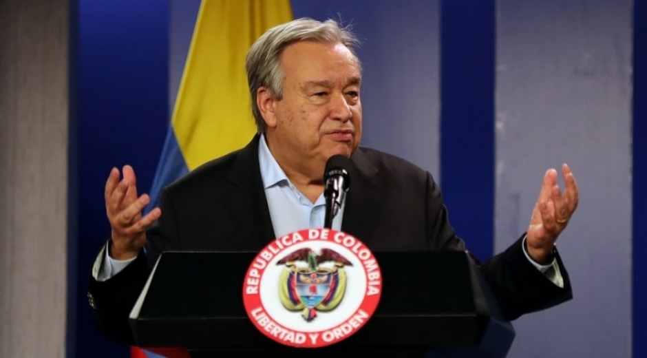 António Guterres, secretario General de la ONU.