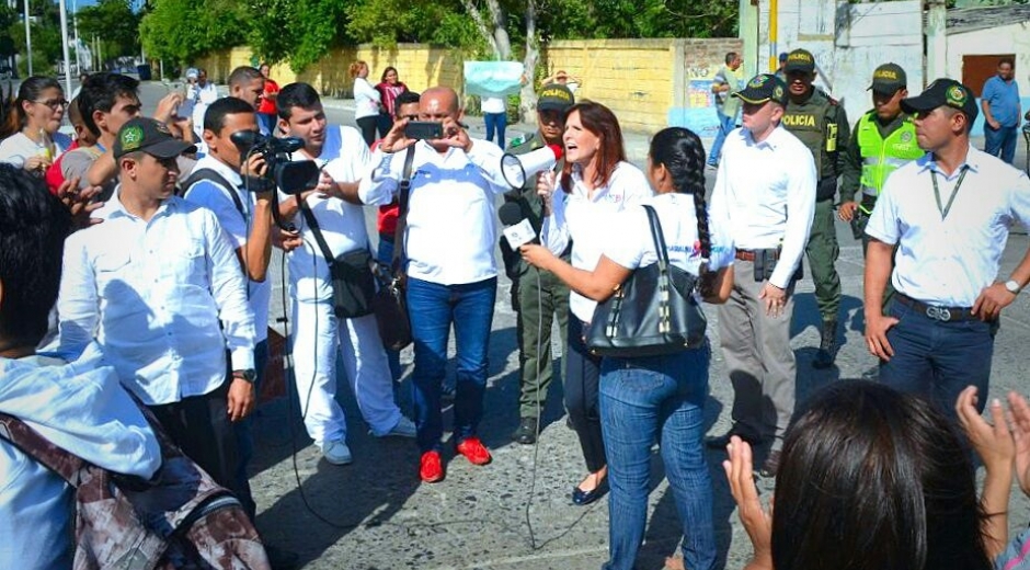 Hace poco más de un año, la gobernadora Rosa Cotes intercedió en la crisis de la Fundación Cardiovascular.