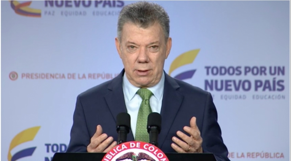 presidente Juan Manuel Santos.