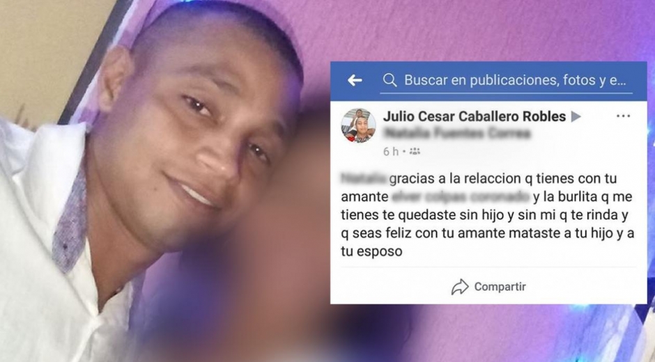 Mensaje publicado por el hombre suicida.