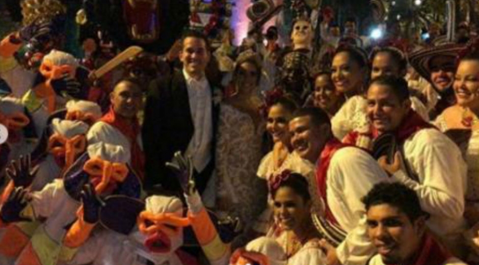 Momentos de la boda.