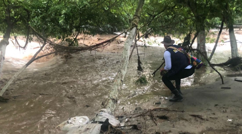 Las autoridades realizan las labores de búsqueda. 