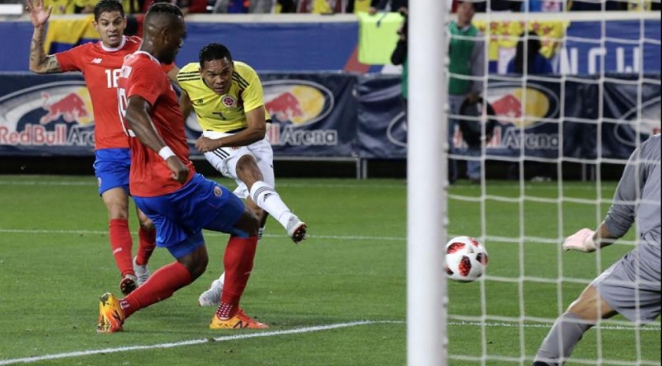 EFE Colombia ganó 3-1 a Costa Rica en el Red Bull Arena de New Jersey.