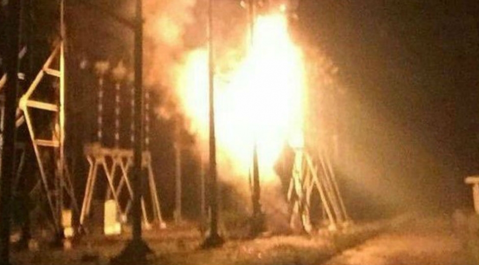 Explosión en central eléctrica