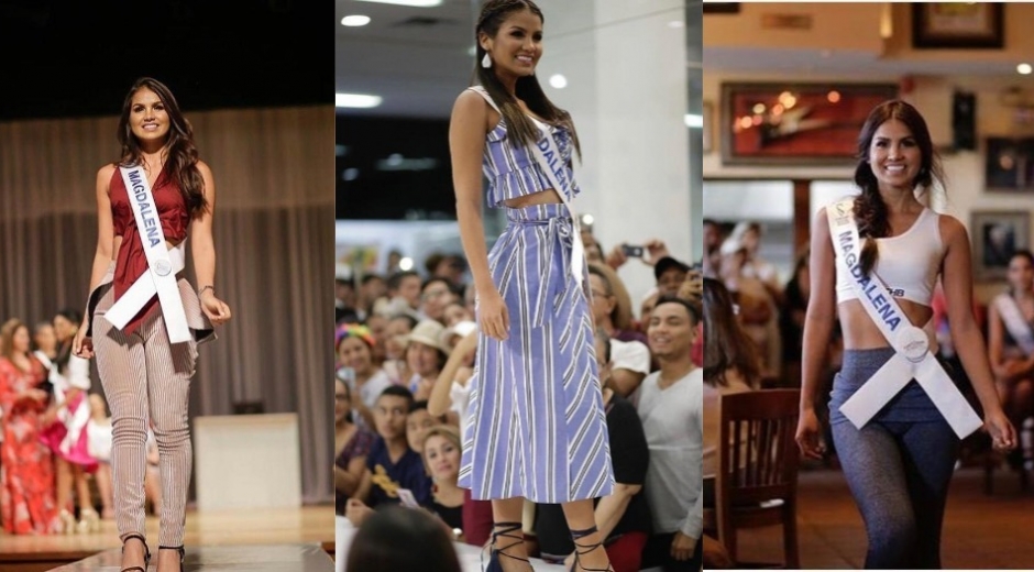 Algunas imágenes de la representante de los magdalenenses durante el Reinado Nacional de la Belleza.