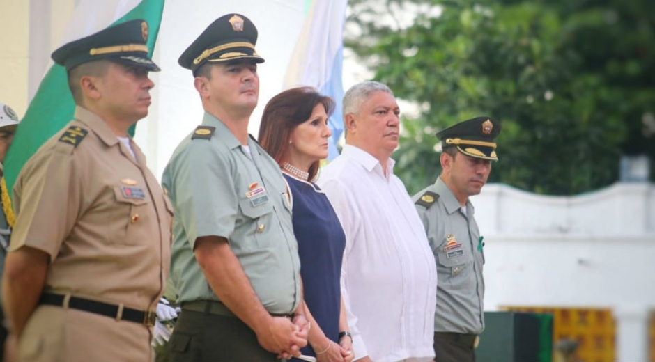 El acto se llevó a cabo en la Quinta de San Pedro Alejandrino.