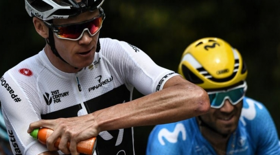 AFP Chris Froome y Alejandro Valverde.