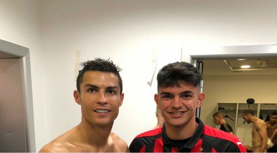 Cristiano Ronaldo y Raoul Bellanova