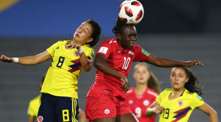 Colombia cayó 3-0 ante Canadá.