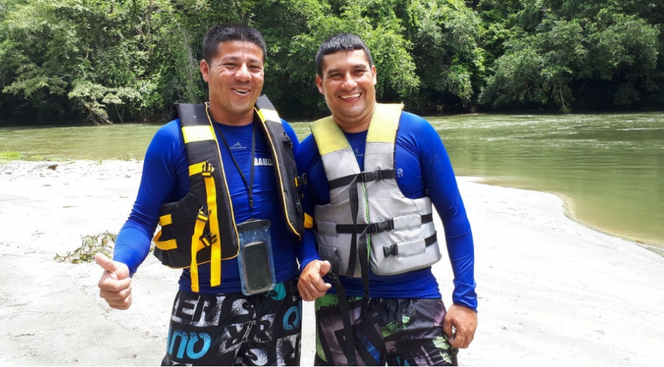 Estos desmovilizados tienen un emprendedimiento ecoturístico en Buritaca. 