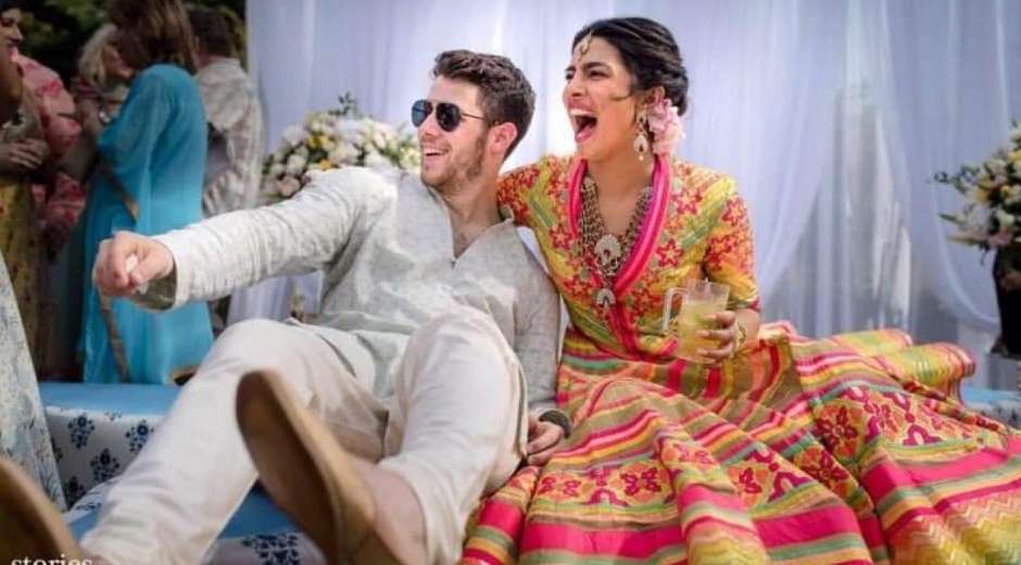  El cantante Nick Jonas y la actriz Priyanka Chopra.