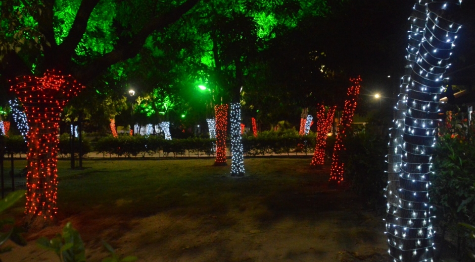 Así se observa el Parque Bolívar. 