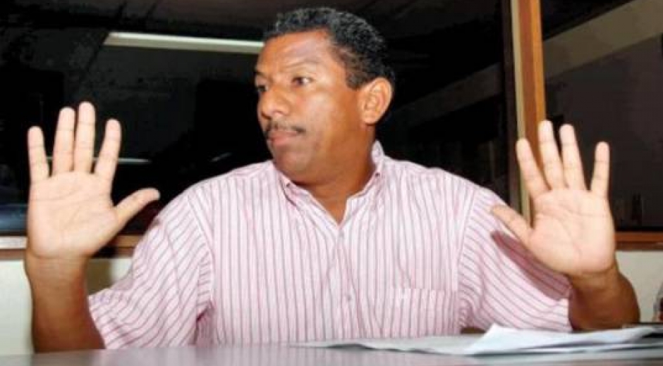 El alcalde de Turbaná, Senen Cantillo.