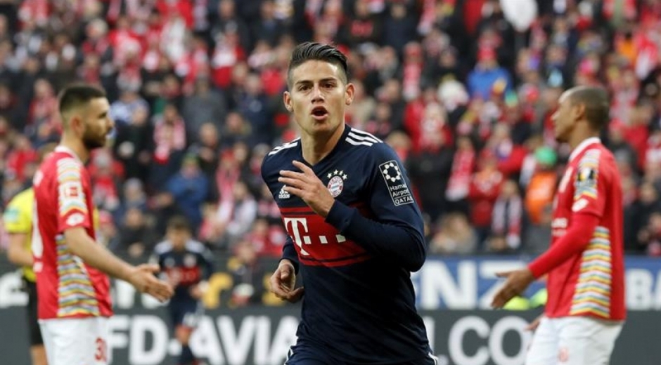  James Rodríguez, jugador colombiano.