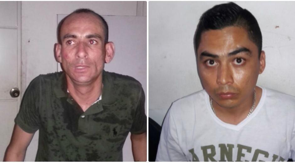 Presuntos ladrones capturados en Mamatoco.