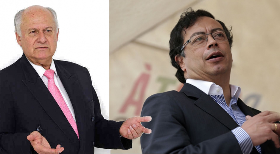 Manuel Élkin Patarroyo y Gustavo Petro.