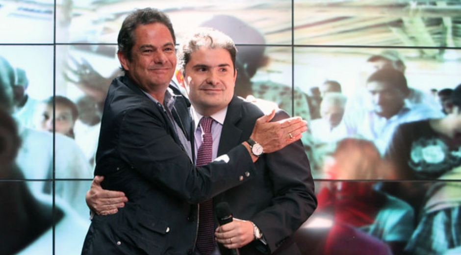 Germán Vargas y Luis Henao.