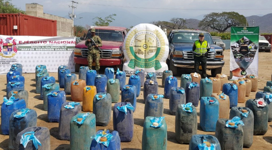 Policía de Santa Marta. Mano dura al contrabando.