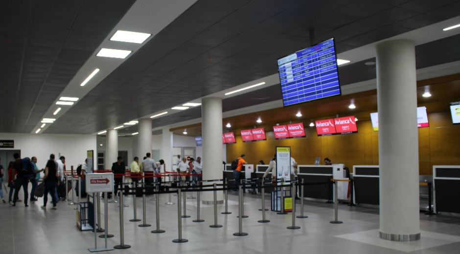 Aeropuerto Simón Bolívar. 