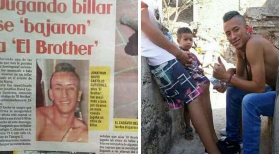 Jhonatan Pérez Gutiérrez aseguró que la foto publicada por el periódico local fue tomada de su perfil de Facebook.