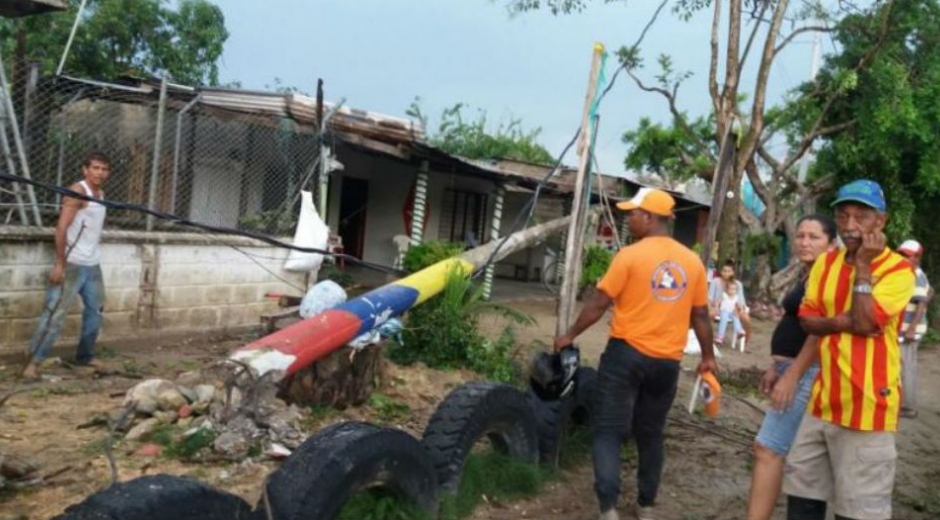 más de 120 familias se quedaron sin energía en Tucurinca, Zona Bananera.