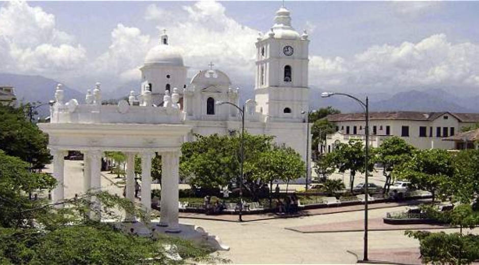 Plaza Centenario del municipio de Ciénaga.