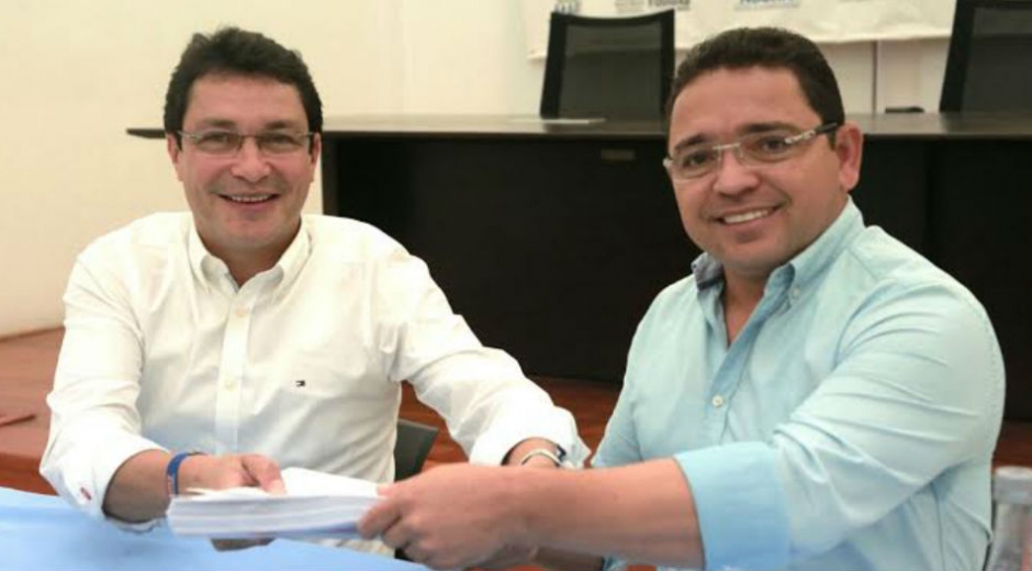 Carlos Caicedo y Rafael Martínez.