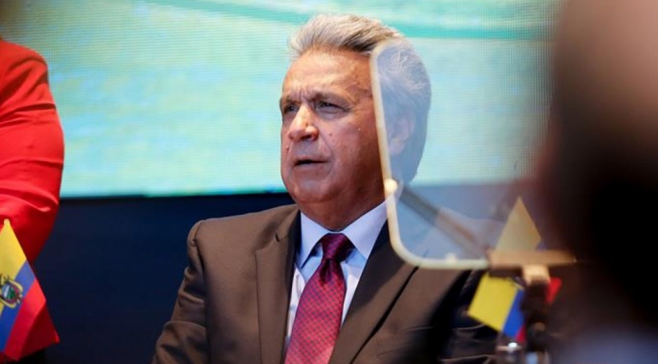  Lenín Moreno, presidente ecuatoriano.