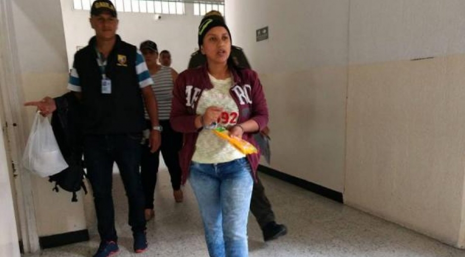  Heidy Milena Gómez Guzmán, mujer capturada por torturar a sus hijas. 