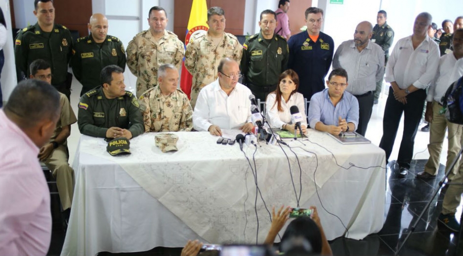 Gobernación del Magdalena El Ministro de Defensa se reunió con autoridades departamentales y distritales.