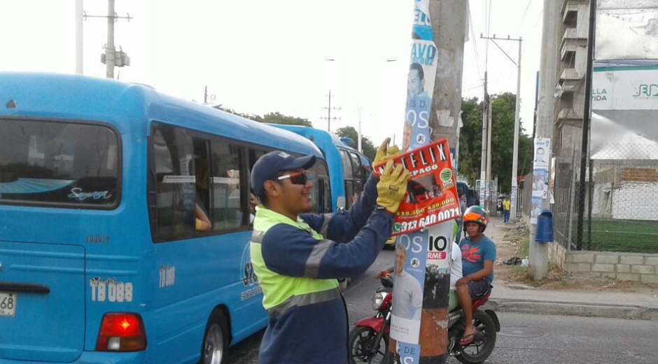 Estas acciones se realizaron en las avenidas: El Rio, El Libertador y El Ferrocarril.