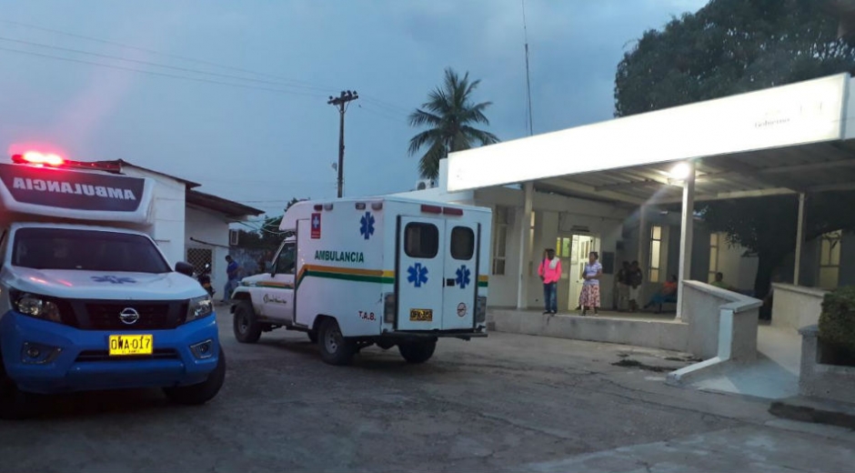 Wílder Álvarez Hospital de El Banco, donde fue remitida la menor.