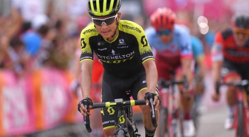Prensa Mitchelton-Scott. Esteban Chaves, ciclista colombiano.