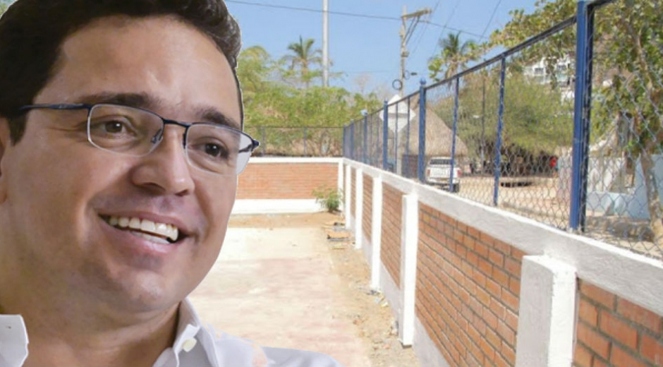 Por la construcción de un muro en el colegio de Taganga, Martínez tuvo que pagar un desacato. 