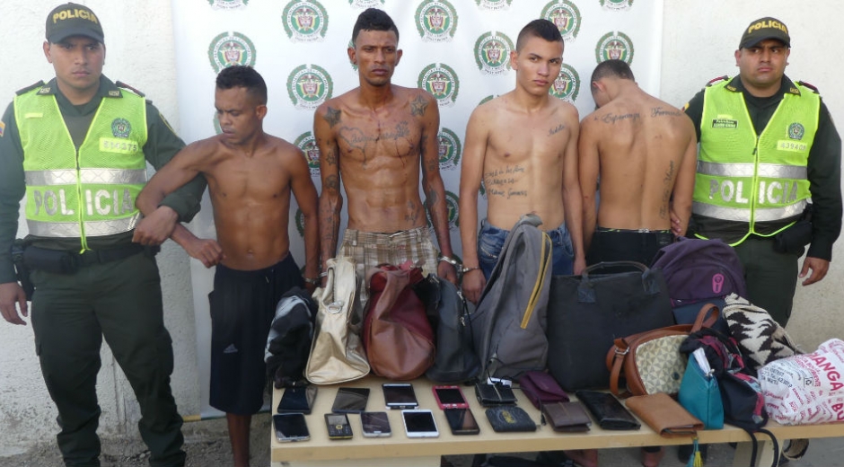 'Los Mochileros', banda dedicada al hurto de busetas en Santa Marta.