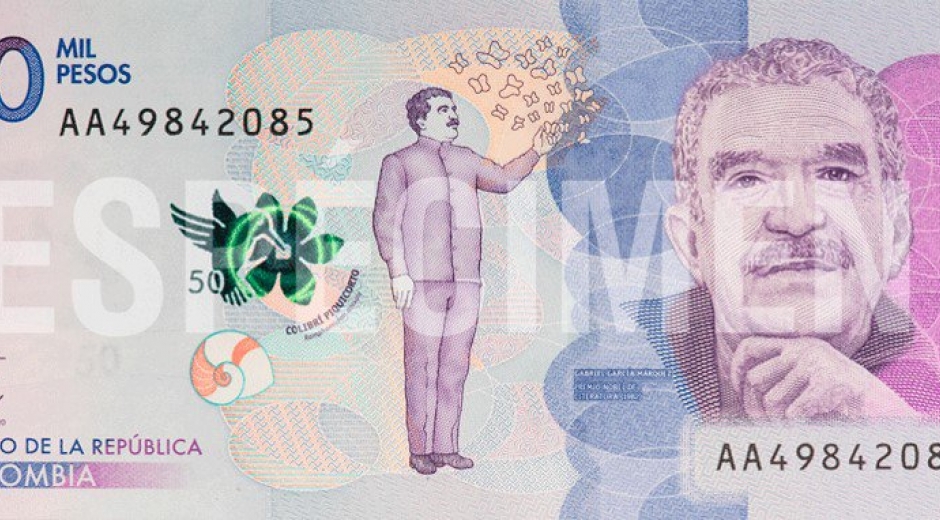 Billete de 50 mil pesos.