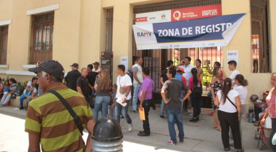 Censo a ciudadanos venezolanos en Santa Marta.