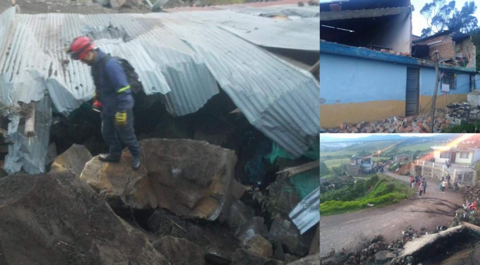 Bomberos de Pasto atienden la emergencia registrada en Pasto.