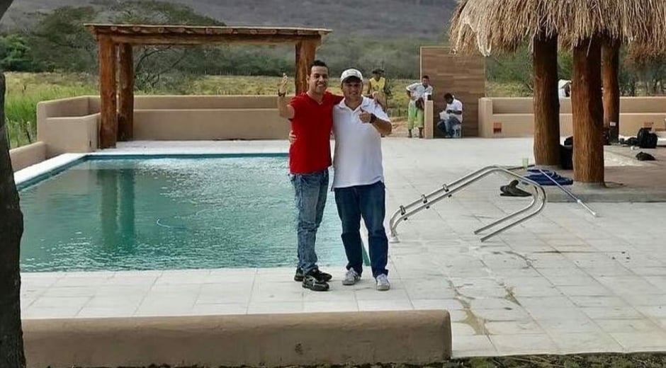 Twitter. Martín Elìas en su finca 'La bonita'.