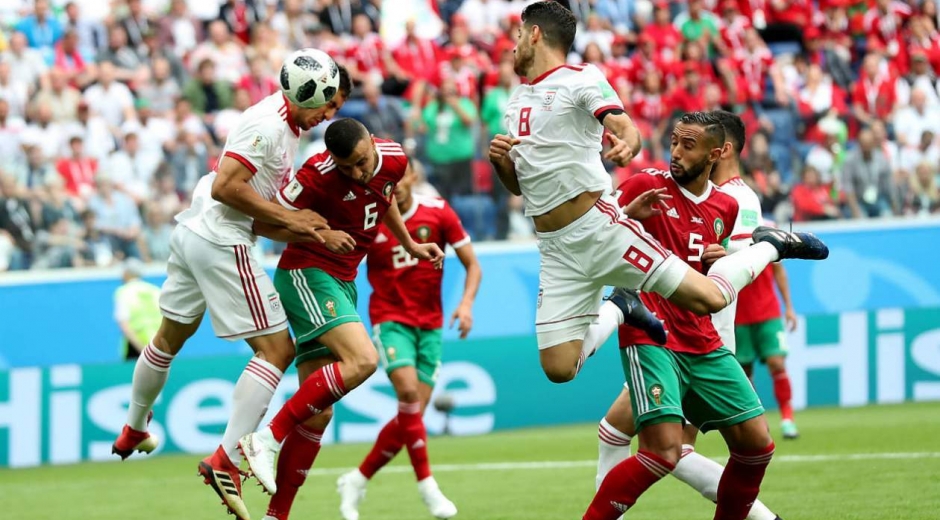  Irán y Marruecos protagonizaron un partido bastante flojo. 