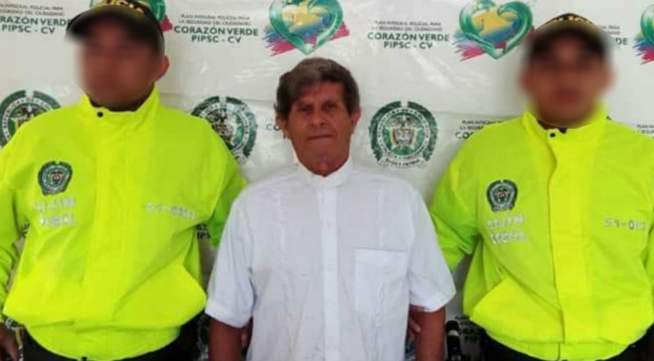 Wílder Álvarez José Humberto Arango, sacerdote capturado.
